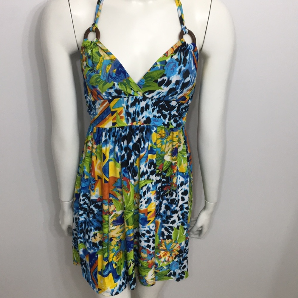 2/$25 Fashion Instincts Multi Color Dress Medium